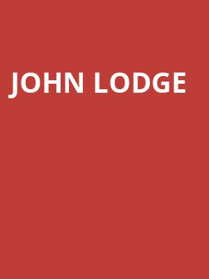 John Lodge, Amaturo Theater, Fort Lauderdale