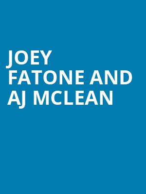 Joey Fatone and AJ McLean, Au Rene Theater, Fort Lauderdale