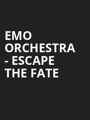 Emo Orchestra Escape the Fate, Lillian S Wells Hall At The Parker, Fort Lauderdale