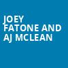 Joey Fatone and AJ McLean, Au Rene Theater, Fort Lauderdale