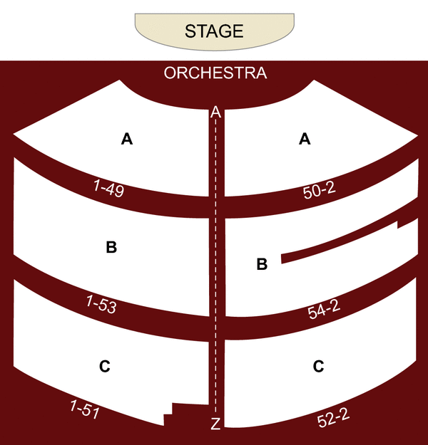 Parker Playhouse Seating Chart