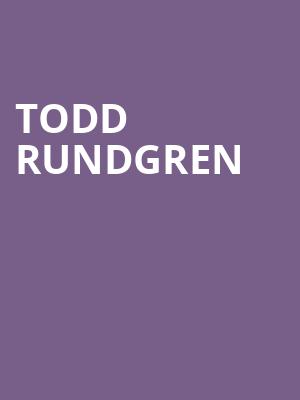 Todd Rundgren, Lillian S Wells Hall At The Parker, Fort Lauderdale