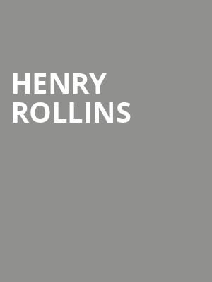 Henry Rollins, Parker Playhouse, Fort Lauderdale