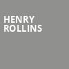 Henry Rollins, Parker Playhouse, Fort Lauderdale