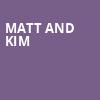 Matt and Kim, Culture Room, Fort Lauderdale